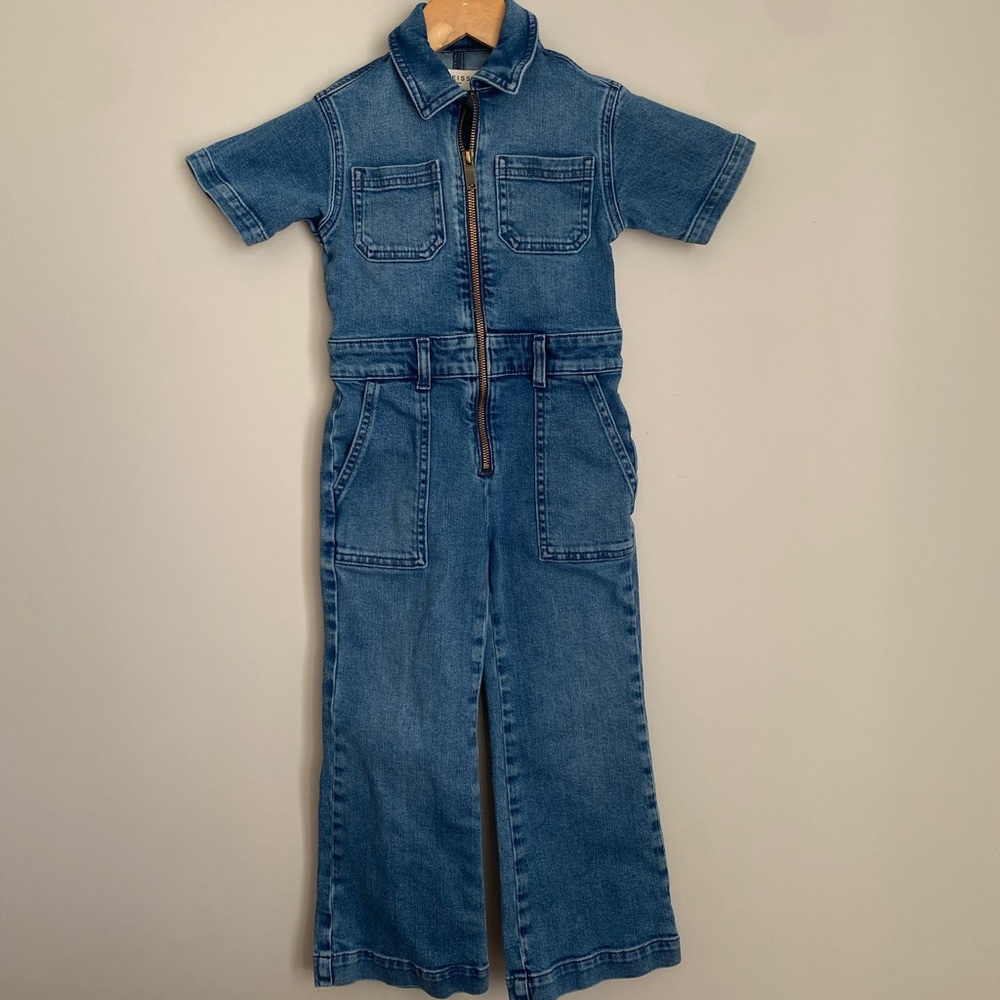 Mid Blue Dannie Jr. Jumpsuit by Reiss Girls Size 5-6Y